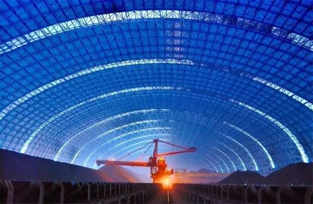 太原亿优钢构工程师为您解析原料场封闭技术的特点和类型