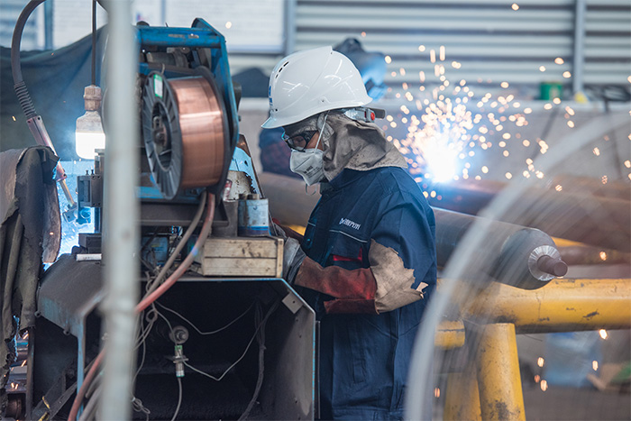 太原网架焊接车间